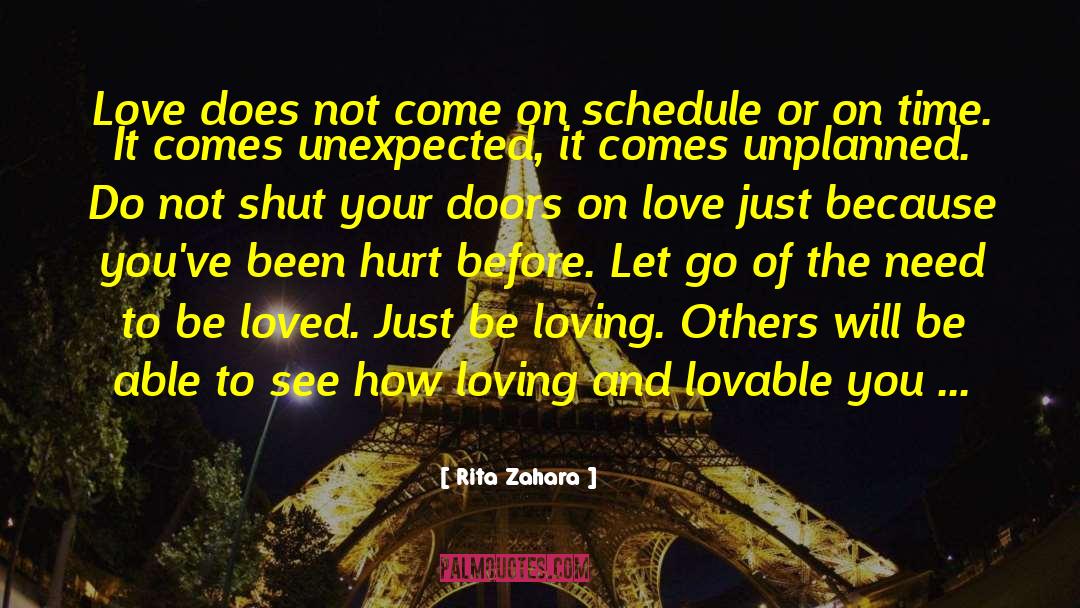 Be Loving quotes by Rita Zahara