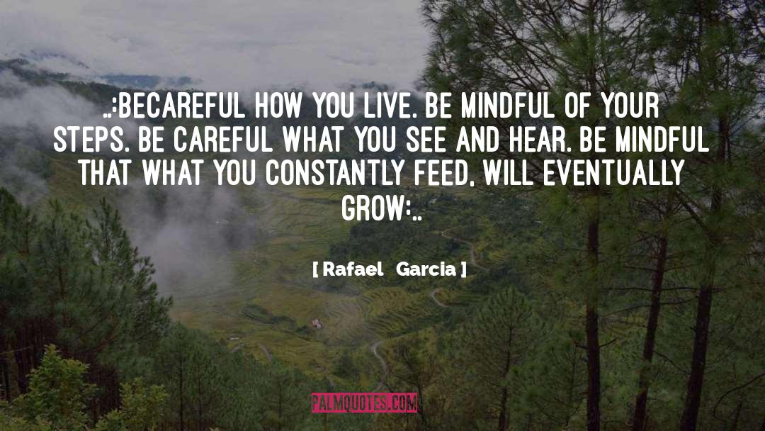 Be Mindful quotes by Rafael   Garcia