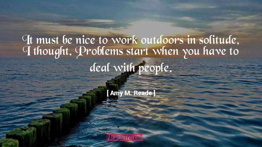 Be Nice quotes by Amy M. Reade