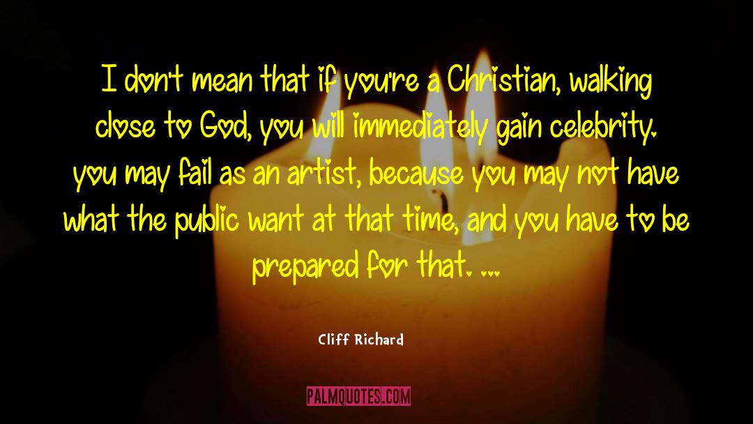 Be Prepared quotes by Cliff Richard