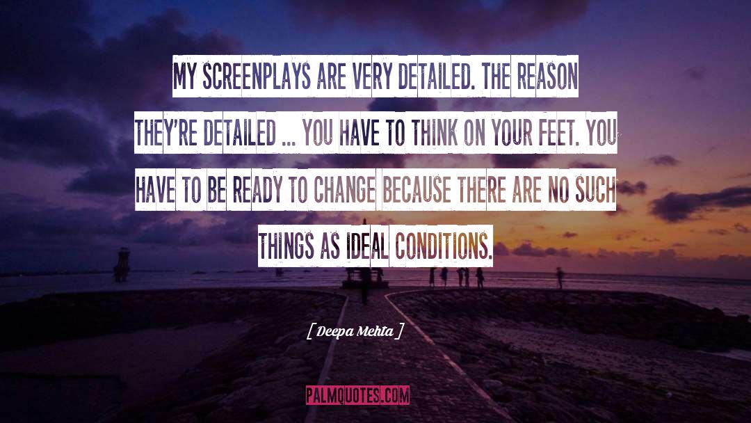 Be Ready quotes by Deepa Mehta