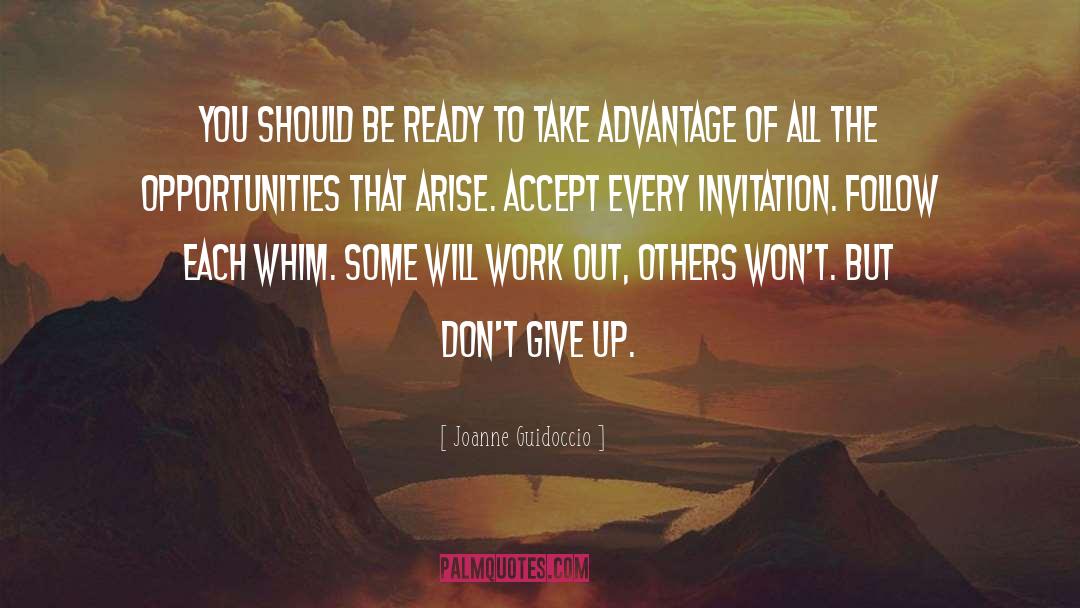 Be Ready quotes by Joanne Guidoccio