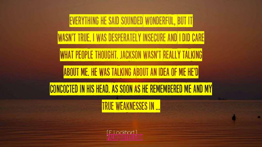 Be Remembered By quotes by E. Lockhart