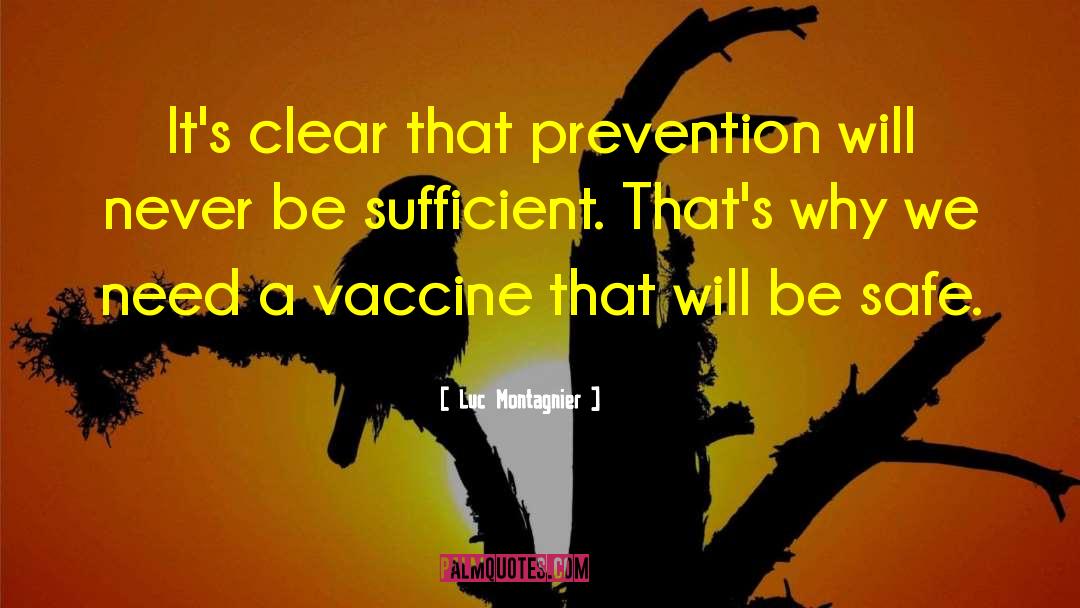 Be Safe quotes by Luc Montagnier