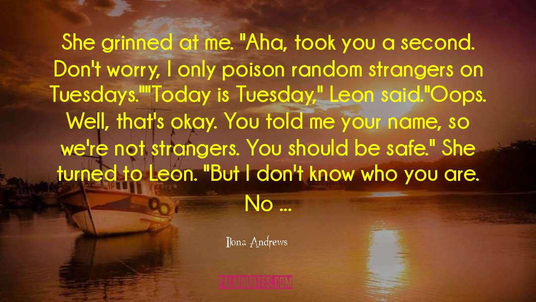 Be Safe quotes by Ilona Andrews