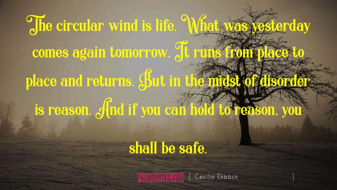 Be Safe quotes by Cecilia Ekbäck