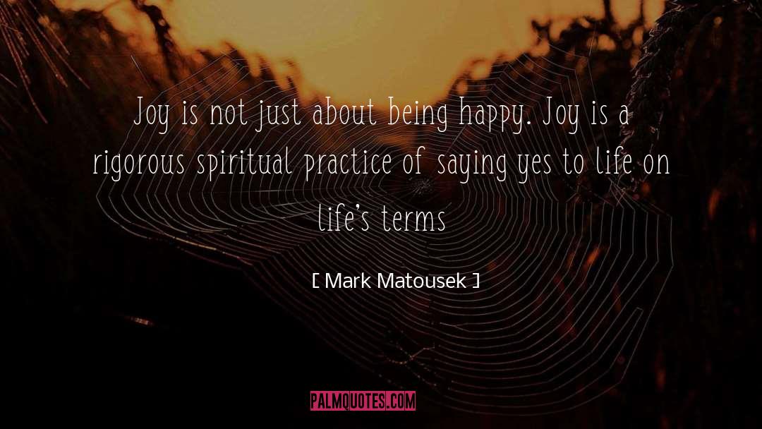 Be Spiritual quotes by Mark Matousek