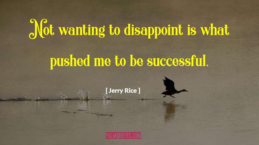Be Successful quotes by Jerry Rice