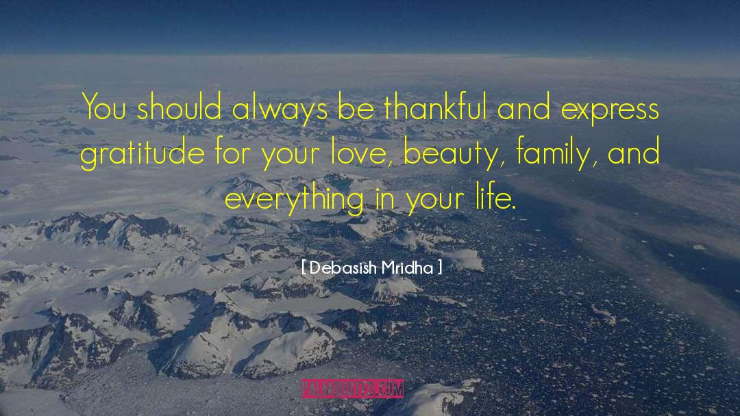 Be Thankful quotes by Debasish Mridha