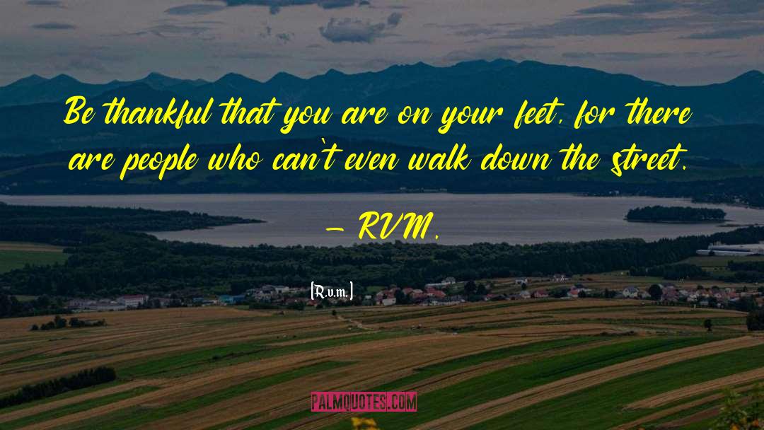 Be Thankful quotes by R.v.m.