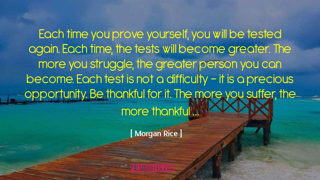 Be Thankful quotes by Morgan Rice