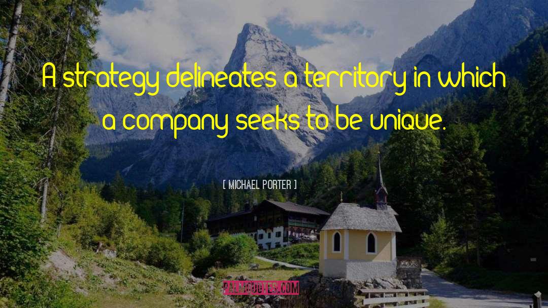 Be Unique quotes by Michael Porter