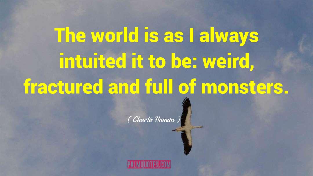 Be Weird quotes by Charlie Human