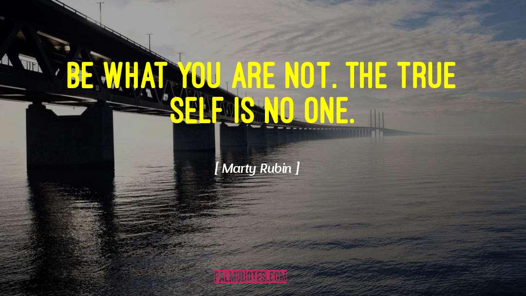 Be What You Are quotes by Marty Rubin