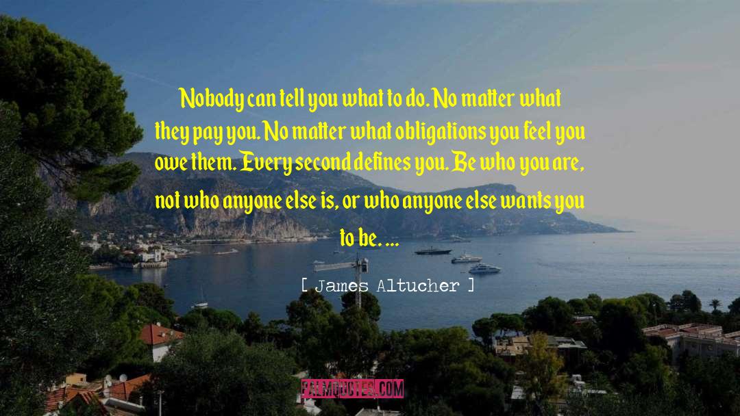 Be Who You Are quotes by James Altucher