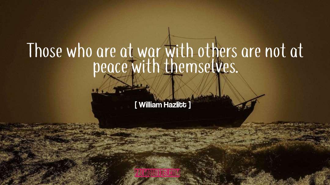 Be With Others quotes by William Hazlitt