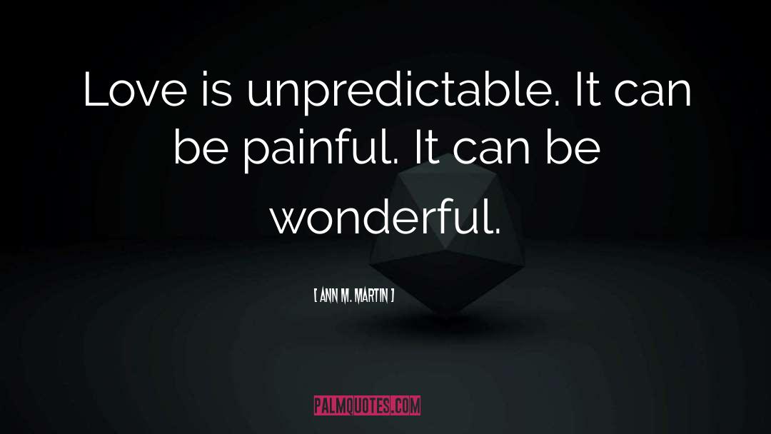 Be Wonderful quotes by Ann M. Martin