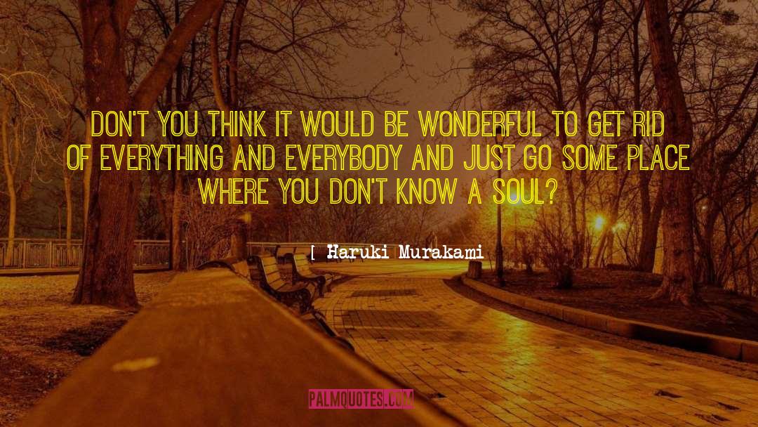Be Wonderful quotes by Haruki Murakami
