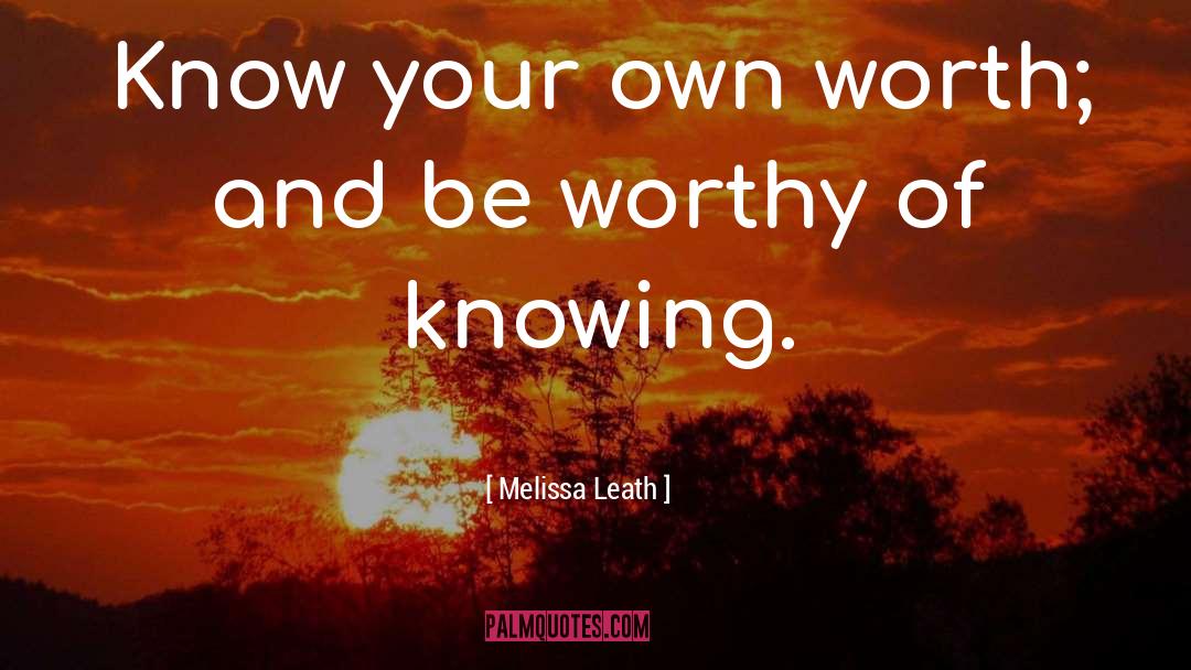 Be Your Own Person quotes by Melissa Leath
