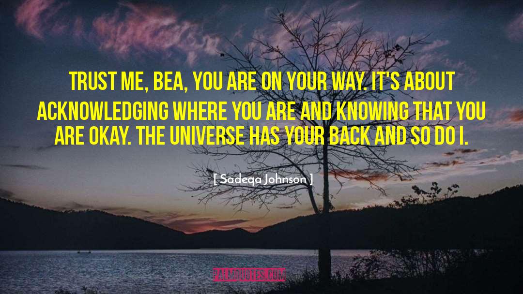 Bea quotes by Sadeqa Johnson