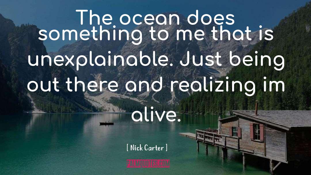 Beach And Ocean quotes by Nick Carter