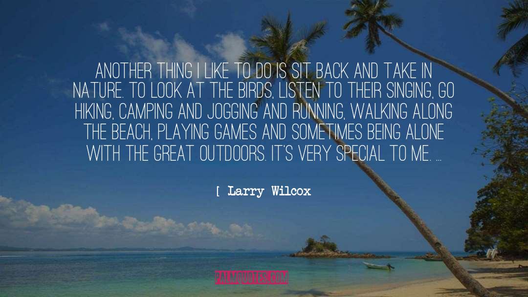 Beach And Ocean quotes by Larry Wilcox