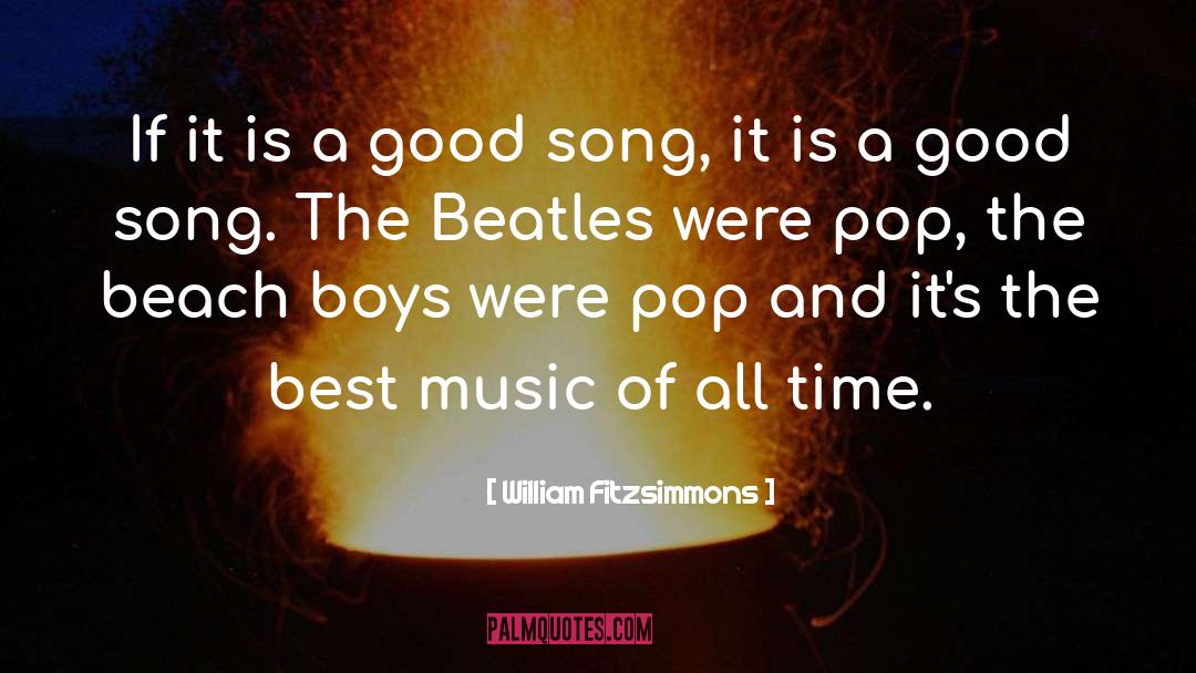 Beach Boys quotes by William Fitzsimmons