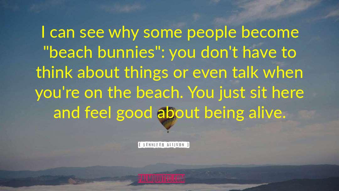 Beach Nostalgia quotes by Jennifer Allison