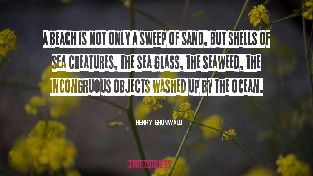 Beach Ocean quotes by Henry Grunwald