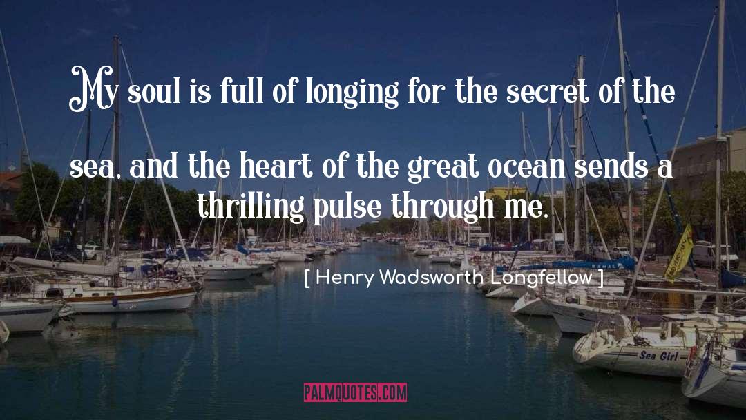 Beach Ocean quotes by Henry Wadsworth Longfellow