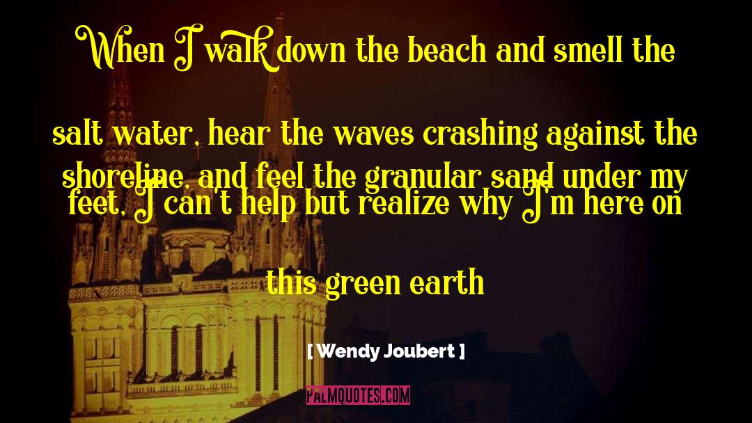 Beach Ocean quotes by Wendy Joubert