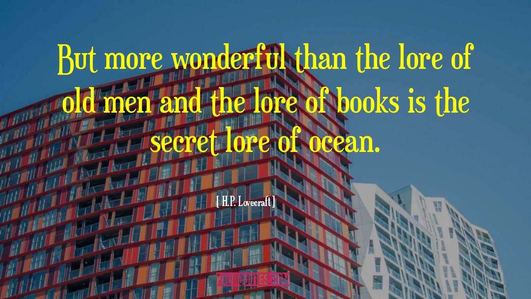 Beach Ocean quotes by H.P. Lovecraft