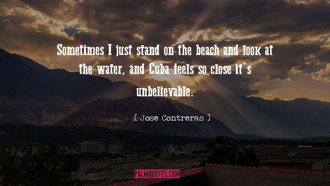 Beach quotes by Jose Contreras