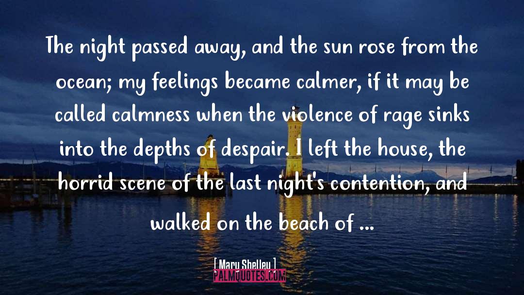 Beach quotes by Mary Shelley