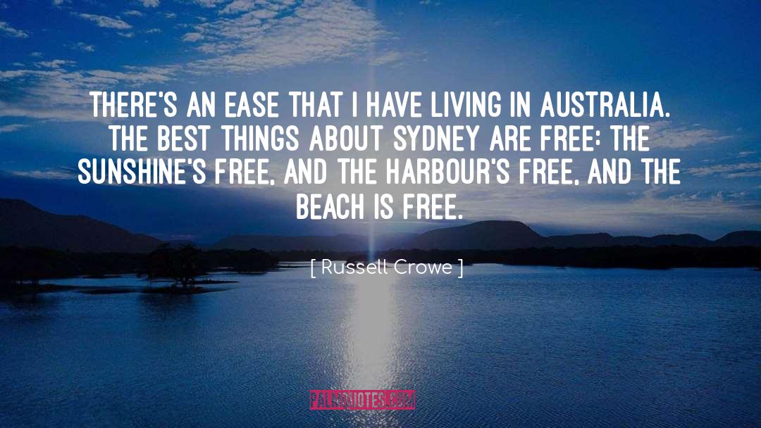 Beach quotes by Russell Crowe