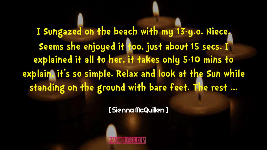 Beach Signs quotes by Sienna McQuillen