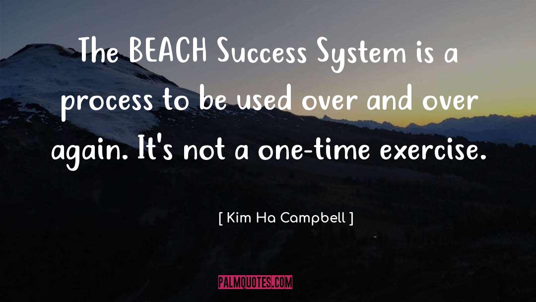 Beach Success System quotes by Kim Ha Campbell