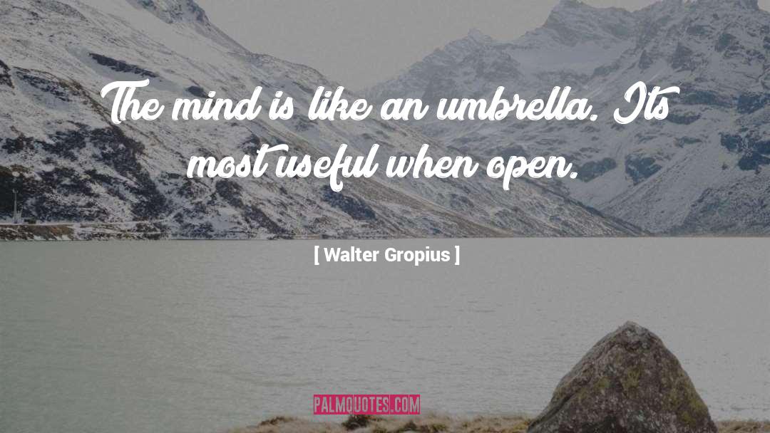 Beach Umbrella quotes by Walter Gropius