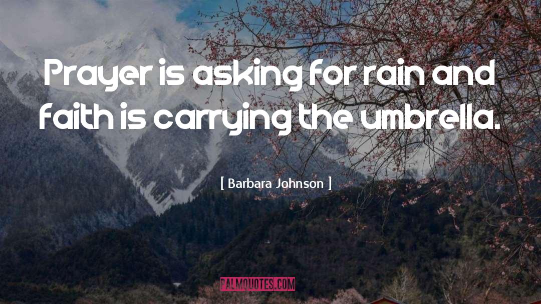 Beach Umbrella quotes by Barbara Johnson
