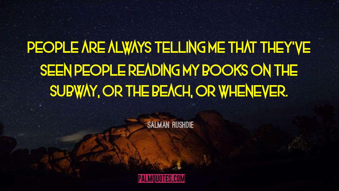 Beach Volleyball quotes by Salman Rushdie