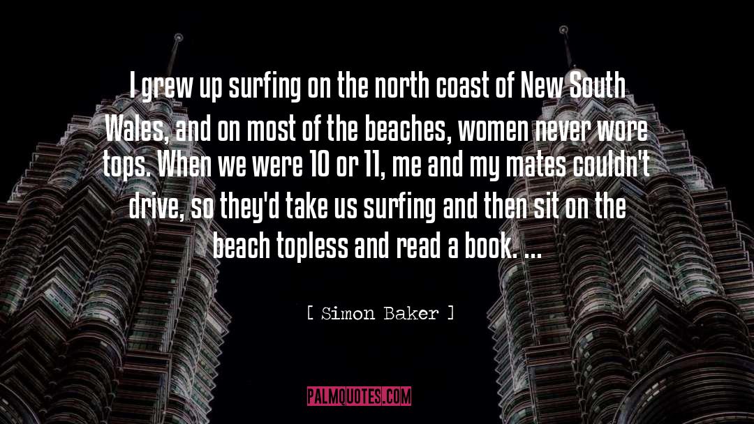 Beach Volleyball quotes by Simon Baker