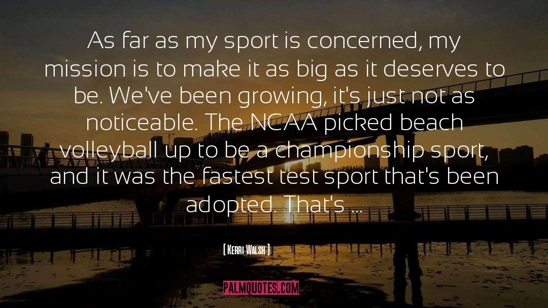 Beach Volleyball quotes by Kerri Walsh