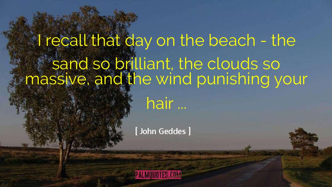 Beach Weddings quotes by John Geddes