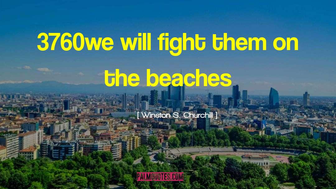 Beaches quotes by Winston S. Churchill