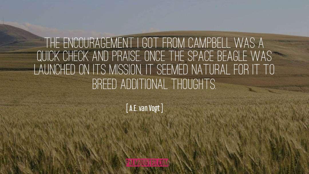 Beagle quotes by A.E. Van Vogt