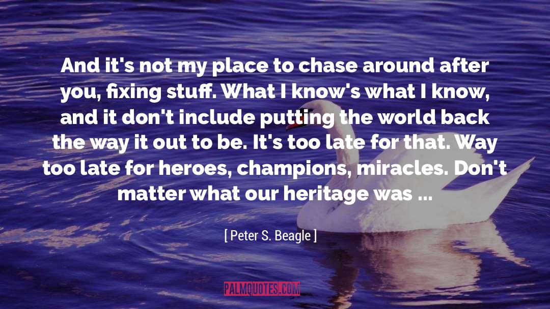 Beagle quotes by Peter S. Beagle