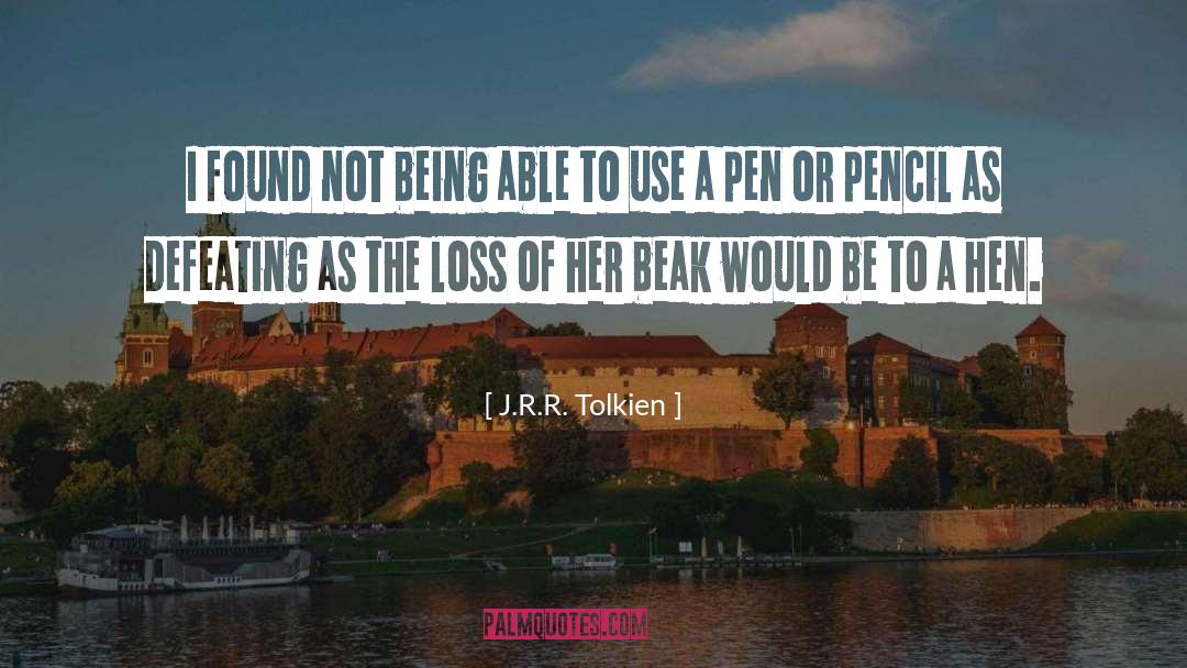 Beak quotes by J.R.R. Tolkien