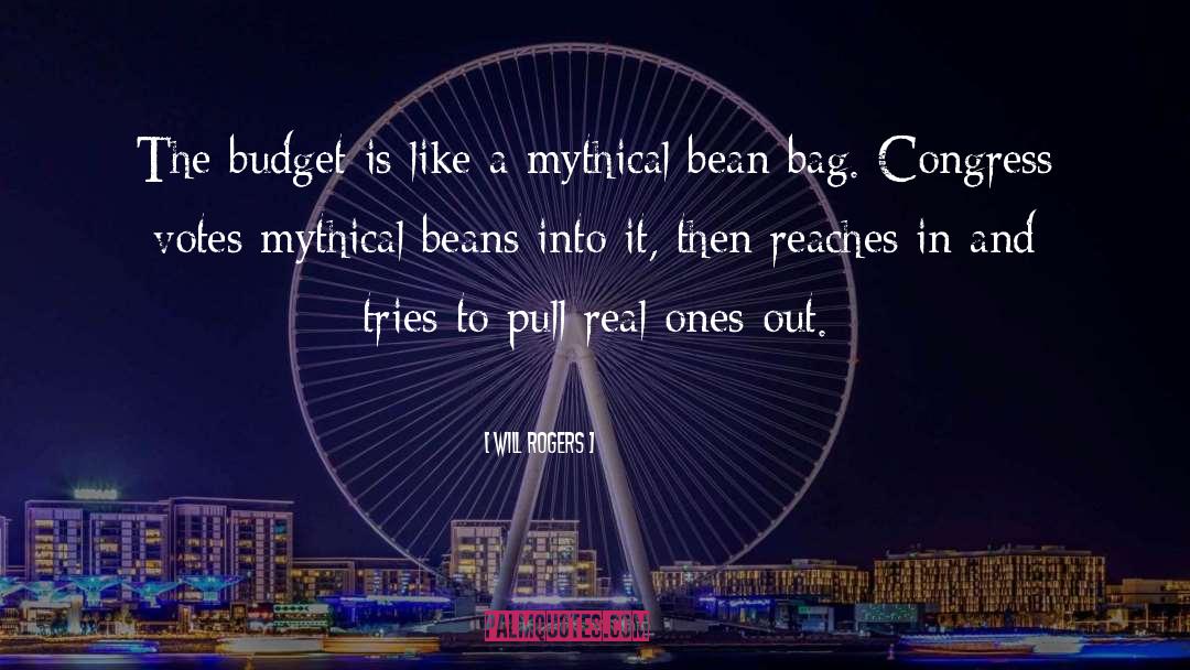 Bean quotes by Will Rogers