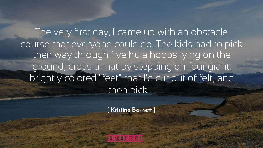 Beanbag quotes by Kristine Barnett