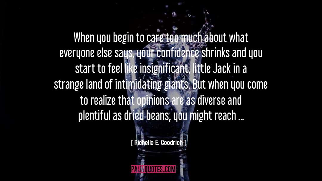 Beans quotes by Richelle E. Goodrich